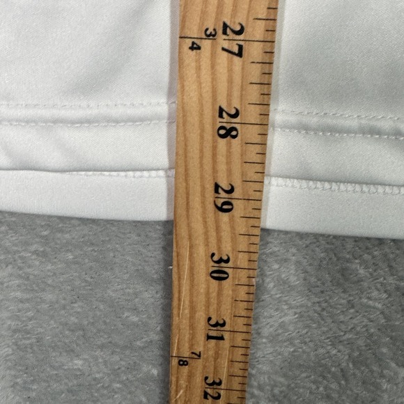 Collars & Co Polo Shirt Mens Large White Dress Collar Golf Performance *FLAW - Picture 7 of 9